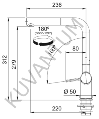 Franke Urban 611-86 Bianco (Beyaz) Eviye + Franke Active Plus Doccia 2.0 Armatür