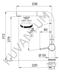 Franke Basis Bfg 611-86 Nero (Siyah) Granit Eviye + Franke Active Plus Doccia 2.0