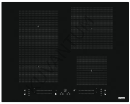 Franke Maris FMA 654 I F BK Nero Siyah İndüksiyonlu Ankastre Ocak