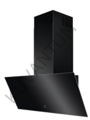 Electrolux 90cm Eğik Siyah Cam Davlumbaz