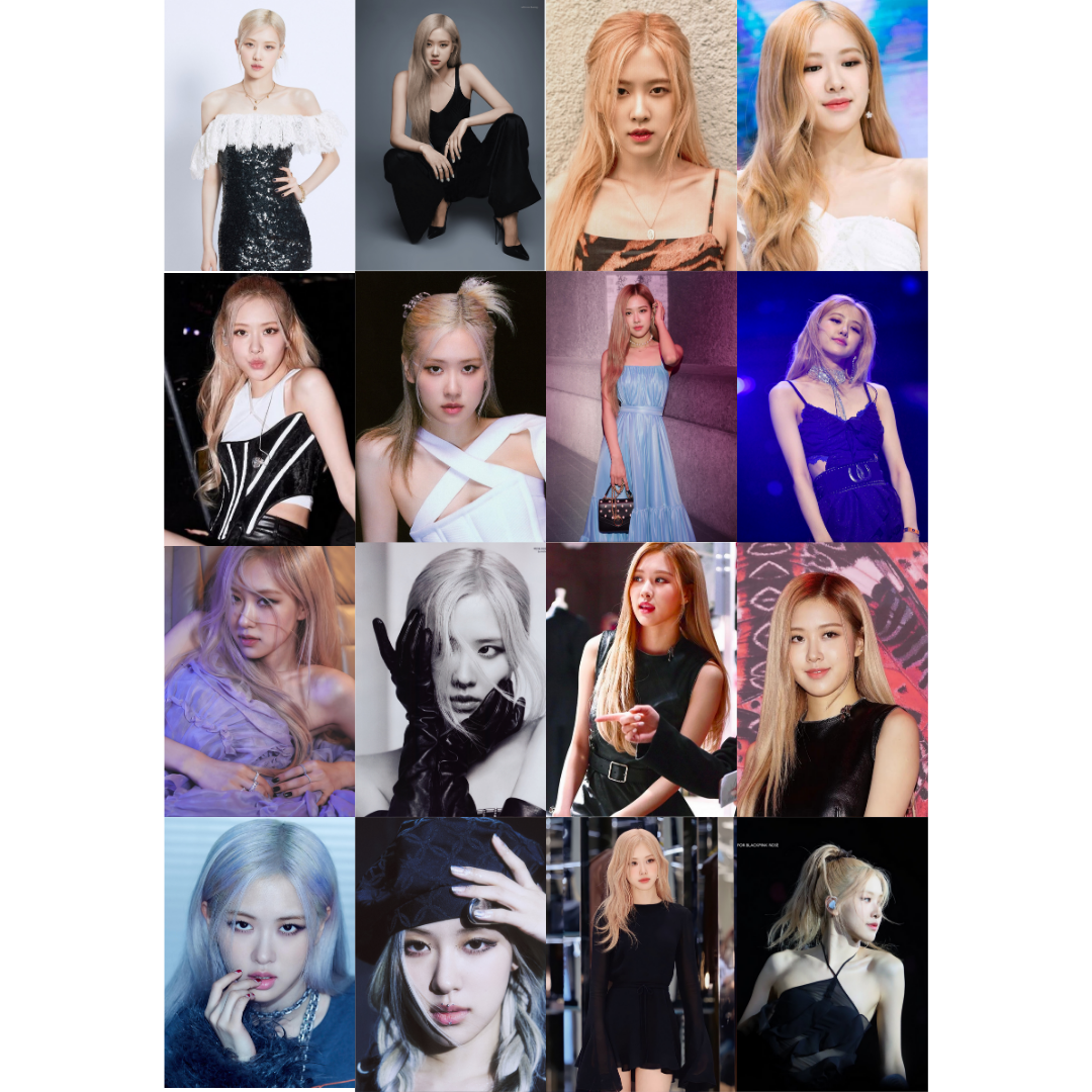 KPOP Blackpink Rose Poster Seti-Dekor