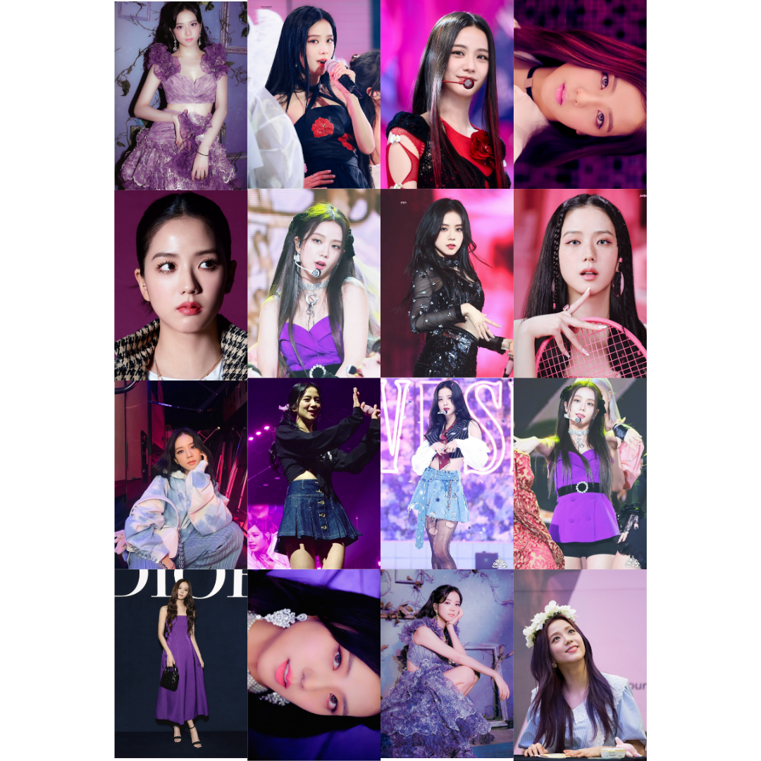 KPOP Blackpink Jisoo Poster Seti- 16 Adet-A5