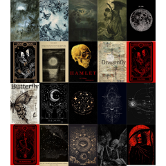 Fairygrunge Gotik Poster Seti- 20 Adet-A5