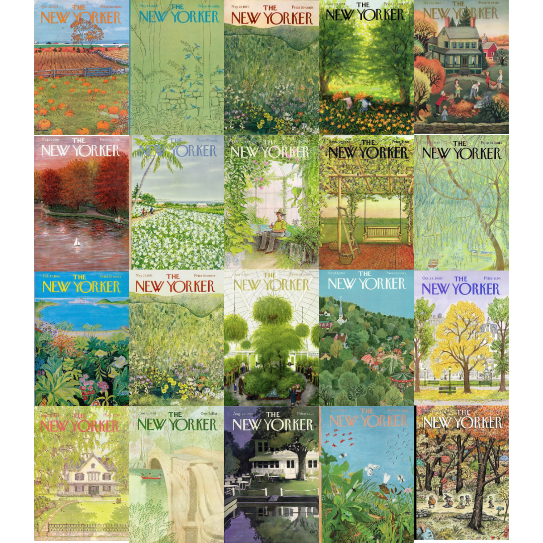 The New Yorker Greencore Art Poster Seti- 20 Adet-A5