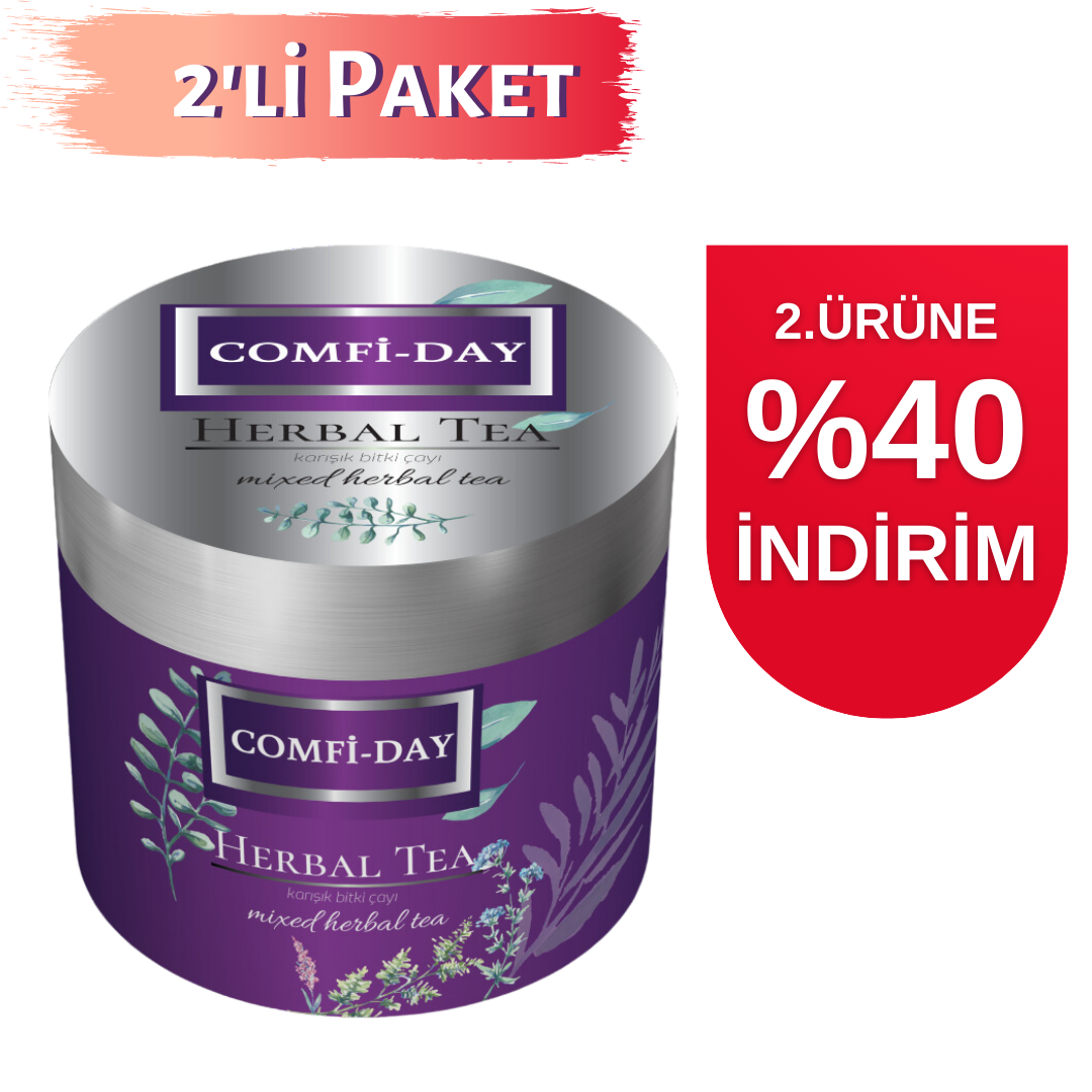 Comfi-Day 2 Adet Bitkisel Form Çay 45 Günlük