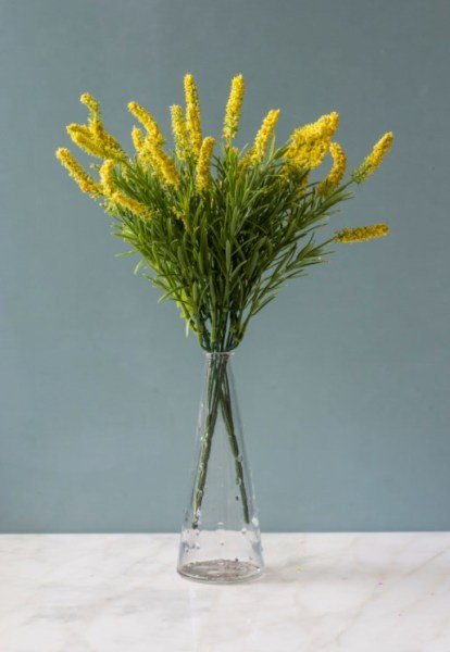 Cote d'Azur Sarı Yapay Lavanta ( Yapay Çiçek )