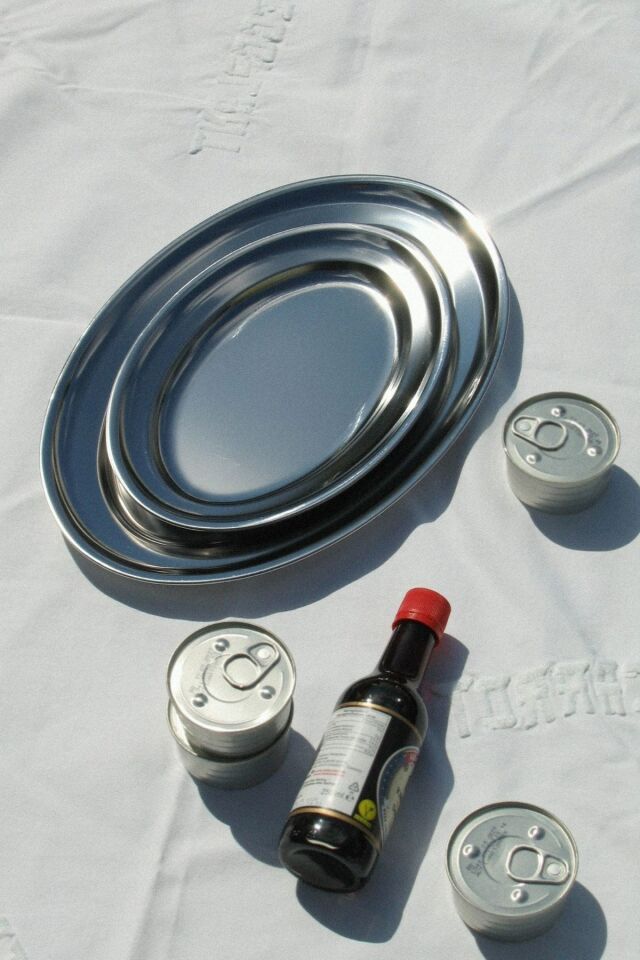 Royal Classy Gümüş Oval Sunum Tabağı & Sunum Tepsisi 29*20 cm