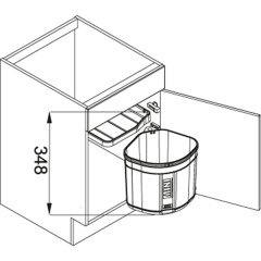 Franke Mini Sorter Çöp Kovası
