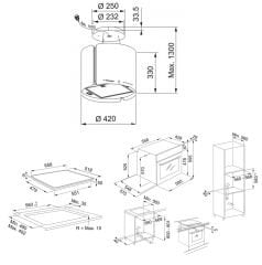 Franke Maris Siyah Cam Set