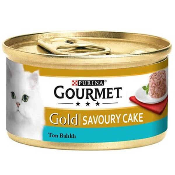 Gourmet Gold Savoury Cake Ton Balıklı Konserve Kedi Maması 85 Gr