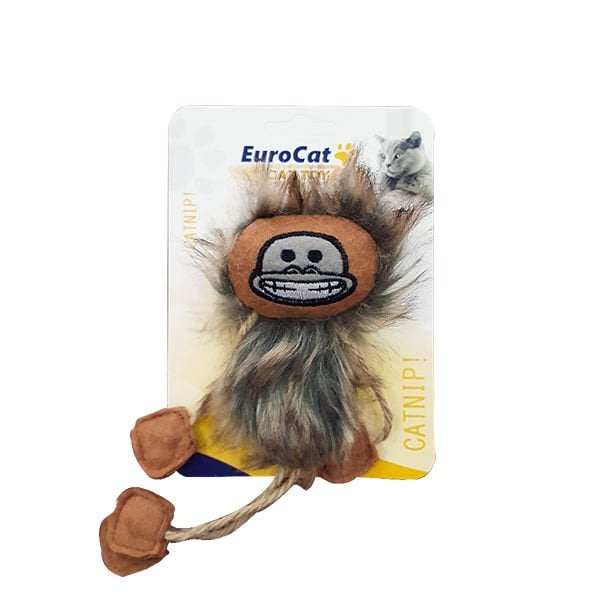 Eurocat Püsküllü Maymun Kedi Oyuncağı 19 Cm
