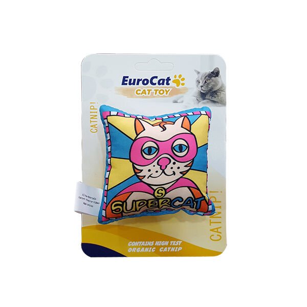 Eurocat Süpercat Yastık Şeklinde Kedi Oyuncağı 8 Cm