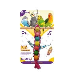 Euro Bird Dizili Boncuk Kuş Oyuncağı Renkli 16 Cm