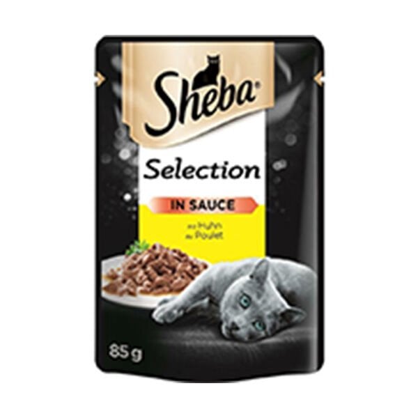 Sheba Gravy Sos İçinde Tavuklu Yetişkin Konserve Kedi Maması 85 Gr