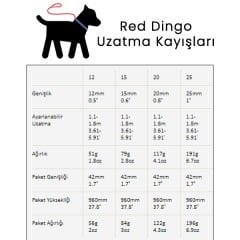 Red Dingo Multi Klasik Köpek Çok Amaçlı Uzatma Tasması Pembe 20 Mm