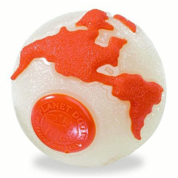 Outwardhound Orbee Ball Turuncu Gezegen Ödül Koyulabilen Köpek Oyuncağı Small