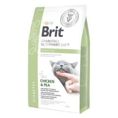 Brit Veterinary Diet Tavuklu Tahılsız Diabetes Şeker Hastası Kedi Maması 2 Kg