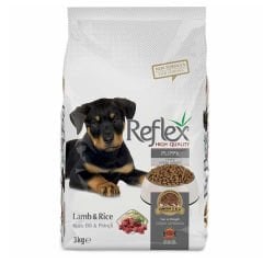 Reflex Kuzu Etli Yavru Köpek Maması 3 Kg