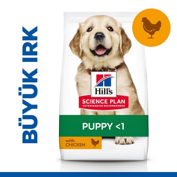 Hills Puppy Large Breed Tavuklu Büyük Irk Yavru Köpek Maması 2.5 Kg