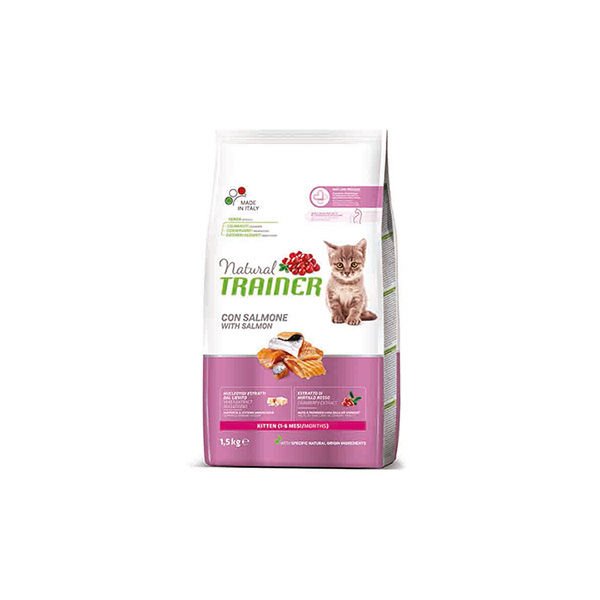 Natural Trainer Kitten Salmon Somonlu Yavru Kedi Maması 1.5 Kg