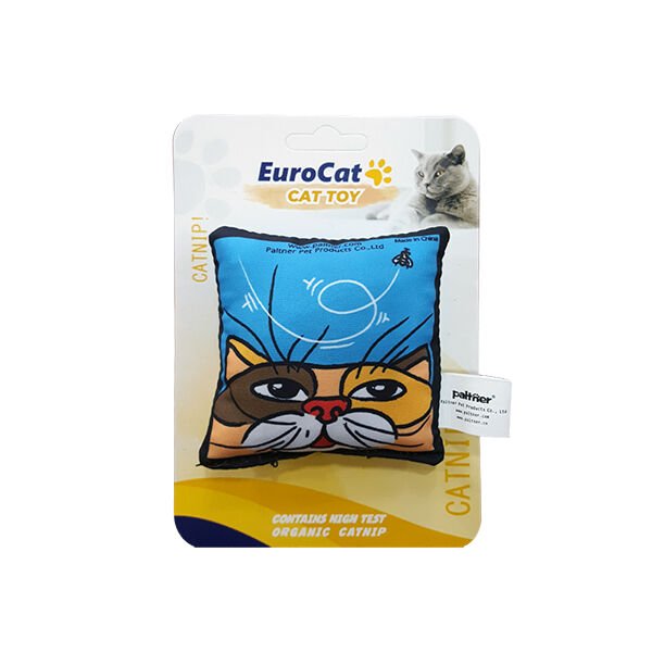 Eurocat Yastık Kedi Oyuncağı Mavi 8 Cm