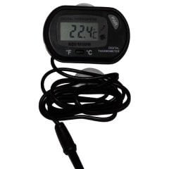 Chicos Digital Akvaryum Thermometer Dıştan Takma Problu Siyah