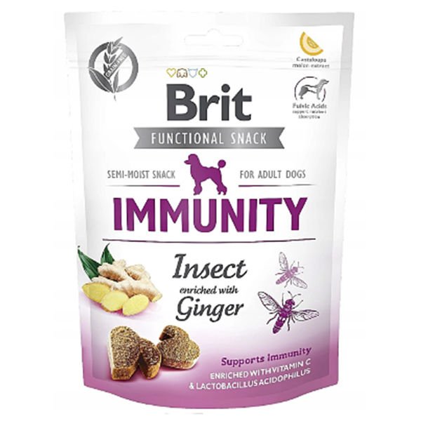 Brit İmmunity İnsect Böcek Larvalı ve Zencefilli Köpek Ödül Maması 150 Gr