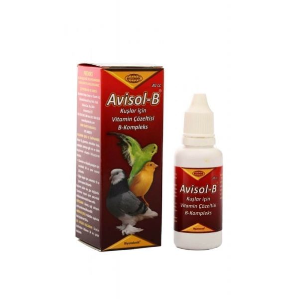 Biyoteknik Avisol-B Kuşlar için Tüy Dökülmesine Karşı Vitamin 30 Cc