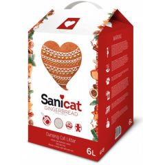 Sanicat Gingerbread Zencefil ve Çam Kokulu Kedi Kumu 6 Lt