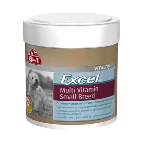 8 in 1 Excel Yetişkin Küçük Irk Köpek Multivitamin Tablet 70 Adet