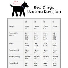 Red Dingo Bedrock Desenli Turuncu Uzatma 25mm