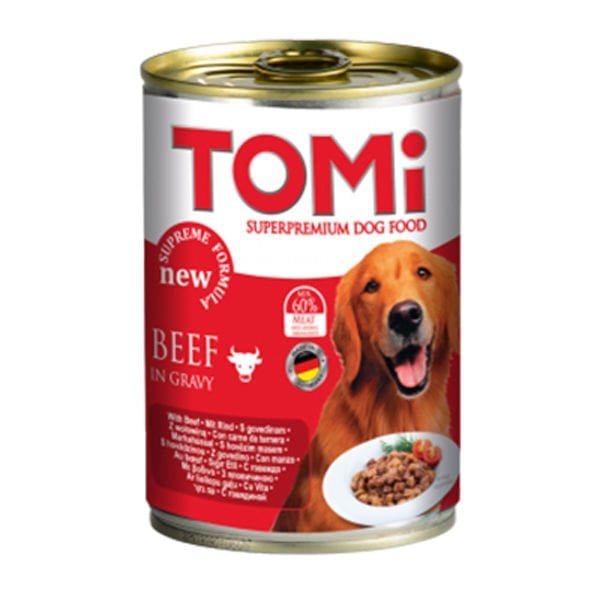 Tomi Sığır Etli Yetişkin Konserve Köpek Maması 400 Gr