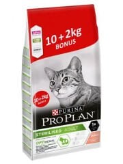 Pro Plan Sterilised Somonlu Kısırlaştırılmış Kedi Maması 10+2 Kg