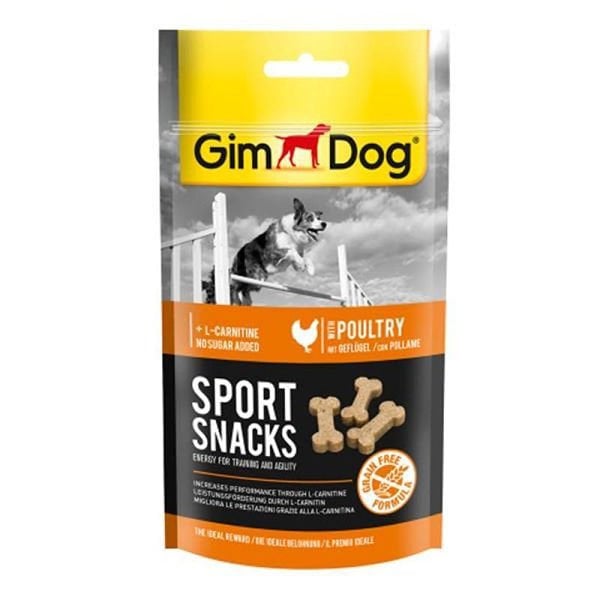 Gimdog Sportsnacks Tavuklu Köpek Ödül Maması Tablet 60 Gr