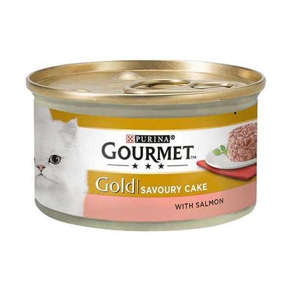 Gourmet Gold Savoury Cake Somonlu Konserve Kedi Maması 85 Gr