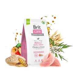 Brit Care Sustainable Tavuklu ve Böcek Proteinli Küçük Irk Yetişkin Köpek Maması 7 Kg