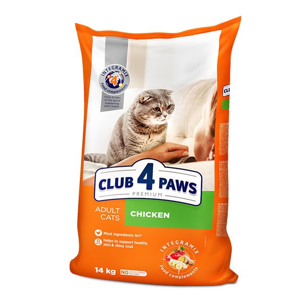 Club4Paws Premium Adult Tavuklu Yetişkin Kedi Maması 14 Kg