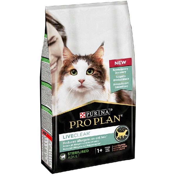 Pro Plan Liveclear Somonlu Yetişkin Kısırlaştırılmış Kedi Maması 1.4 Kg