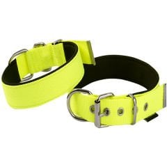 Actirex Neon Köpek Boyun Tasması Sarı Small 1.5x20-25 Cm