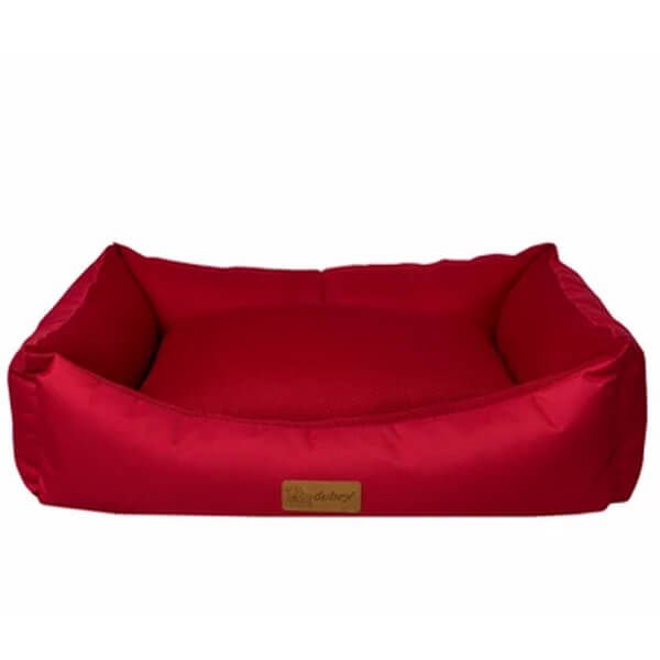 Dubex Dondurma Dikdörtgen Köpek ve Kedi Yatağı Kırmızı Xlarge 95x70x22 Cm