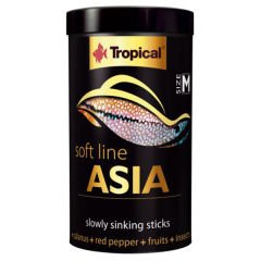 Tropical Softline Asia Asya Kökenli Balıklar için Batan Yumuşak Taneli Çubuk Balık Yemi Medium 100 Ml 40 Gr