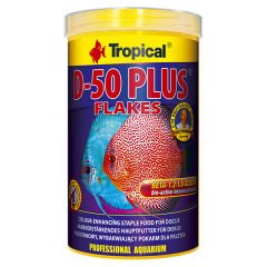 Tropical D-50 Plus Discus Balıkları için Renklendirici Pul Balık Yemi 250 Ml 50 Gr