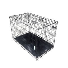 Liangjiajie Köpek Kafesi Siyah 76x46x56 Cm