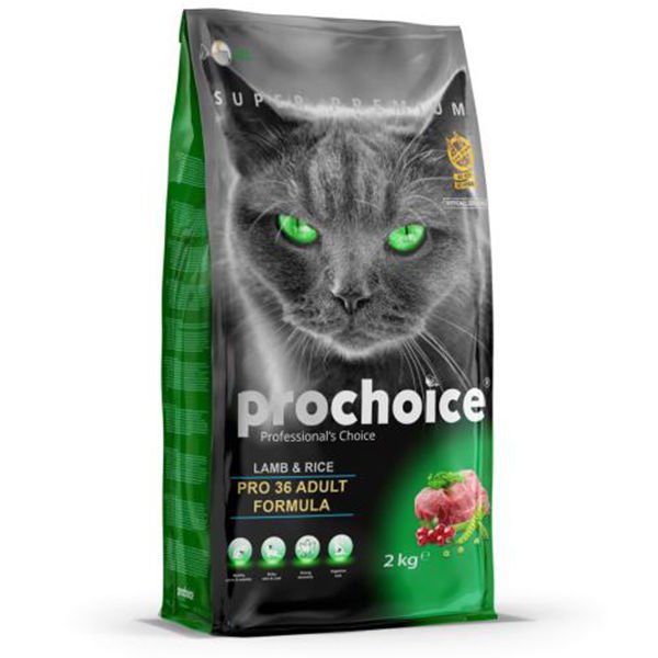 Pro Choice Pro 36 Kuzu Pirinçli Yetişkin Kedi Maması 2 Kg