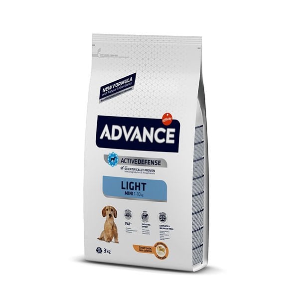 Advance Light Mini Tavuklu Küçük Irk Diyet Köpek Maması 3 Kg