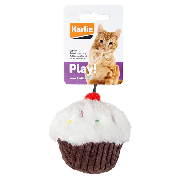 Karlie Catnipli Cup Cake Peluş Kedi Oyuncağı 11.5 Cm