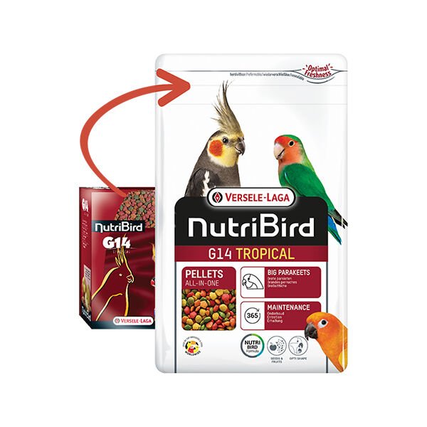 Versele Laga Nutribird G14 Tropikal Pelet Paraket Yemi 10 Kg
