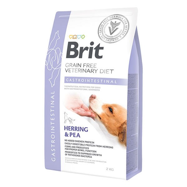 Brit Veterinary Diet Gastrointestinal Sindirim Sistemi Destekleyici Ringa Balıklı Tahılsız Köpek Maması 2 Kg