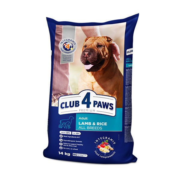 Club4Paws Premium Adult Kuzulu Yetişkin Köpek Maması 14 Kg