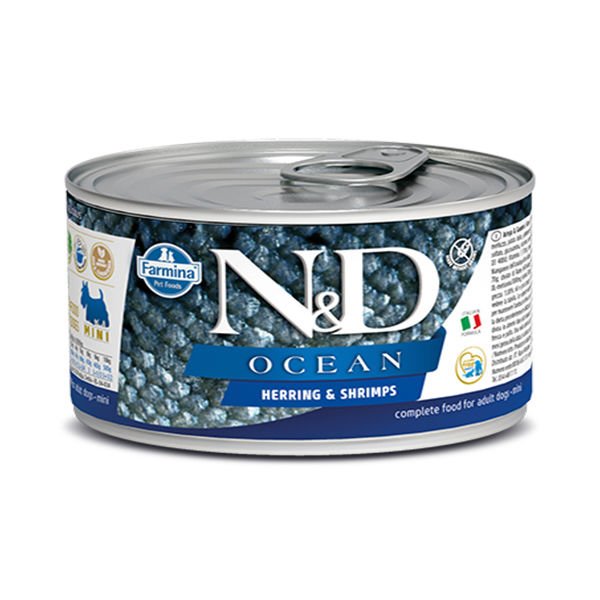 ND Ocean Ringa Balıklı ve Karidesli Köpek Konservesi 140 Gr